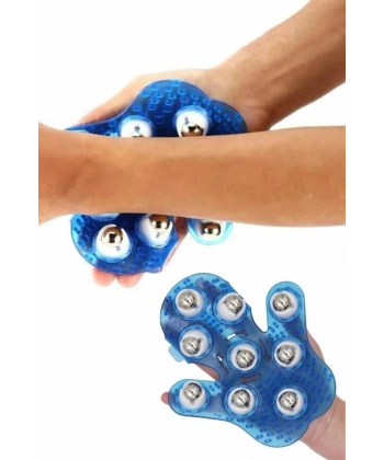 Giyilebiilir Masaj Eldiveni 9 Bilyeli Tüm Vücut Masajına Uygun