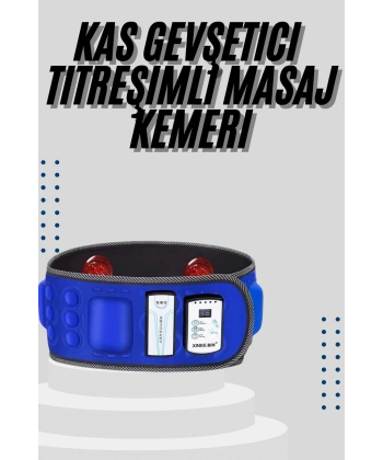 Göbek İnceltme Kemeri Kas Gevşetici Masaj Aleti Titreşimli Masaj Kemeri