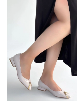 Goes Bej Rugan Babet Ayakkabı