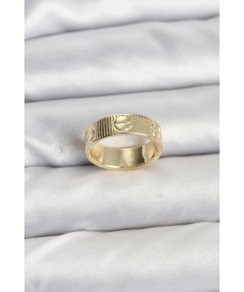 Gold Renk Model Kadın Yüzük