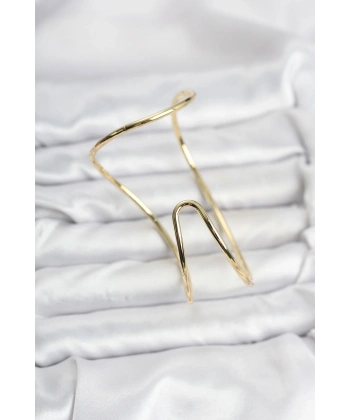 Gold Renk Pirinç El Bileziği