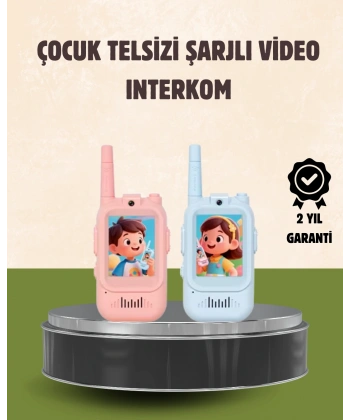 Görüntülü Walkie Talkie Çocuklar İçin Video İnterkomlu Oyuncak