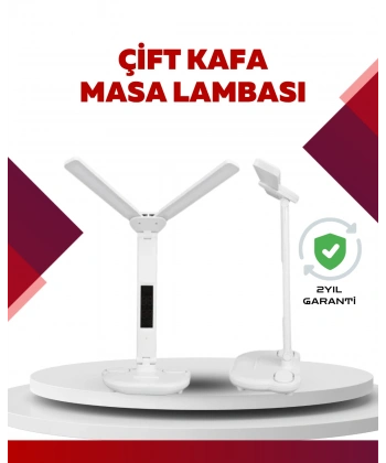 Göz Koruyucu LED Okuma Lambası | Titreşimsiz Işık, Kalemlik ve Stand Fonksiyonlu