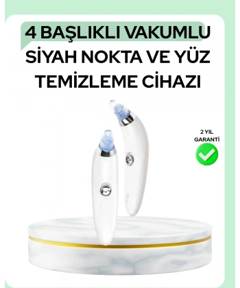 Gözenek Açıcı Buhar Etkili Vakumlu Siyah Nokta Temizleyici – Farklı Cilt Tiplerine Uygun