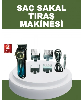 Güçlü Motorlu Paslanmaz Çelik Bıçaklı Saç Kesim Makinesi