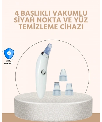 Güçlü Vakumlu Siyah Nokta Temizleyici – Cilt Pürüzlerini Gideren