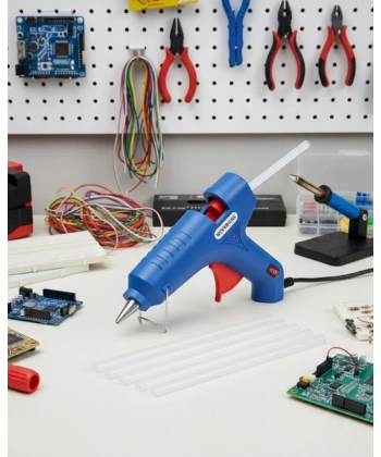 Güçlü Yapıştırma İçin 80 W Silikon Tabancası 11 mm Uyumlu 5 Adet Silikon