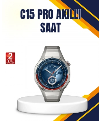 Gümüş Akıllı Saat 46mm Kasa