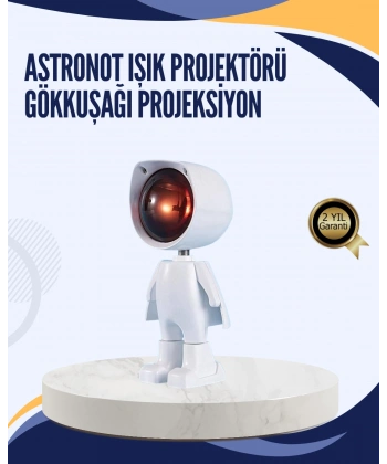 Gün Batımı Efekti Sunan Astronot LED Masa Lambası