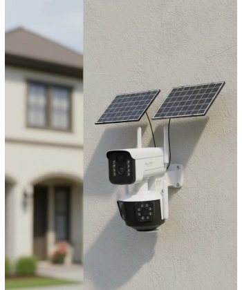 Güneş Enerjili 4G IP Kamera Dış Mekan Uyumlu Hareket Algılamalı