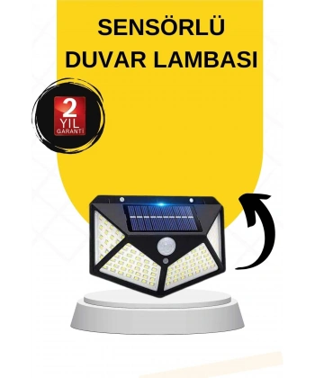 Güneş Enerjili Bahçe Lambası 100 Led Bahçe Lambası Bahçe Aydınlatma