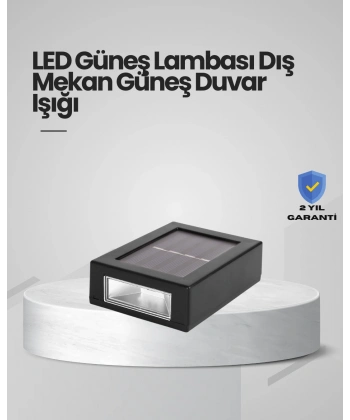 Güneş Enerjili LED Duvar Aydınlatması