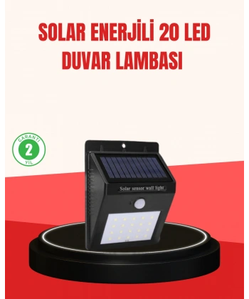 Güneş Enerjili Su Geçirmez Dış Mekan Aydınlatma