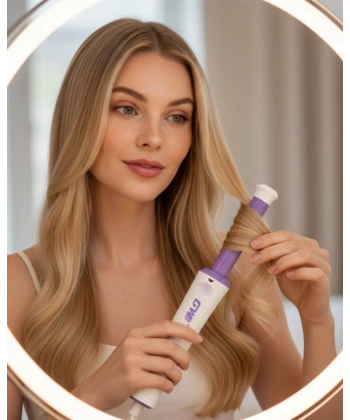 GW Saç Kıvırma Makinesi – 360° Döner Başlık, Negatif İyon Teknolojisiyle