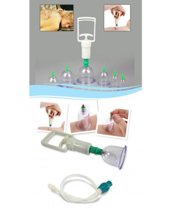 Hacamat Seti Hortumlu - Vakumlu Hortumlu Kupa Çekme Seti (Model 3)