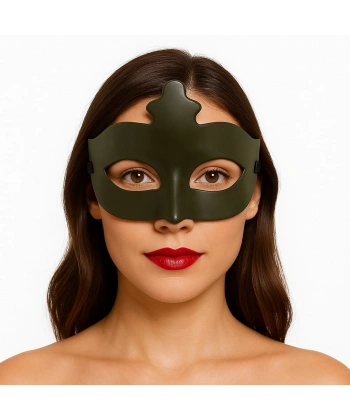 Haki Yeşil Renk Masquerade Kostüm Partisi Venedik Balo Maskesi