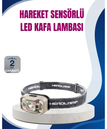 Hareket Sensörlü LED Far 45 Derece Ayarlı Şarj Edilebilir