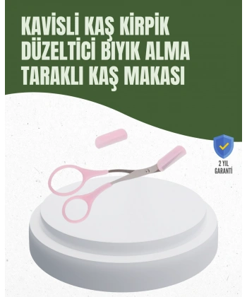 Hassas Kesim İçin Kavisli Yüz Bakım Makası