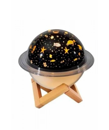 Hava Nemlendirici Renk Değiştiren Oda Kokusu Yıldızlı Projektör