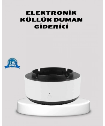 Hava Temizleyici Küllük – Sigara Dumanı Filtreli, Sessiz Çalışan, Şık Tasarım