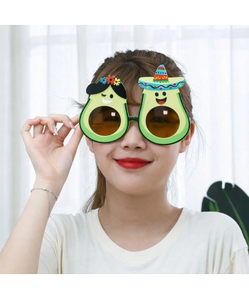 Hawaii Temalı Avokado Gözlük – Kostüm & Parti Gözlüğü