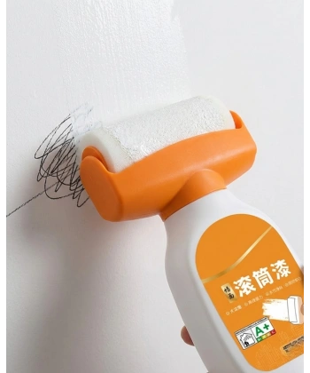 Hazneli Duvar Yama Fırçası Hızlı Kuruyan Rötuş Boya Silindiri