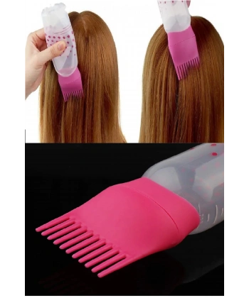 Hazneli Saç Boyama Aparatı-Taraklı Saç Bakımı Krem - Saç Yağı Uygulama Aparatı