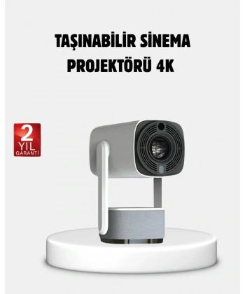 HD 720p Projeksiyon Cihazı – Geniş Ekran, 10.000 Saat Ampul Ömrü, Ev Sineması Deneyimi