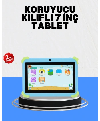 HD Ekranlı 7 İnç Tablet WiFi ve Bluetooth Bağlantılı