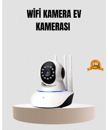 HD IP Kamera – Gece Görüşlü, Hareket Sensörlü, Mobil Takip ve Çift Yönlü Ses