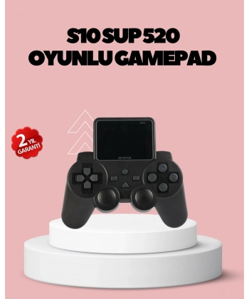 HDMI TV Bağlantılı Orijinal S10 Gamepad 520 Oyunlu 2025 Seri Oyun Konsolu