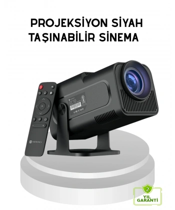 HDMI USB Girişli Akıllı Projeksiyon Cihazı Taşınabilir Düşük Tüketimli
