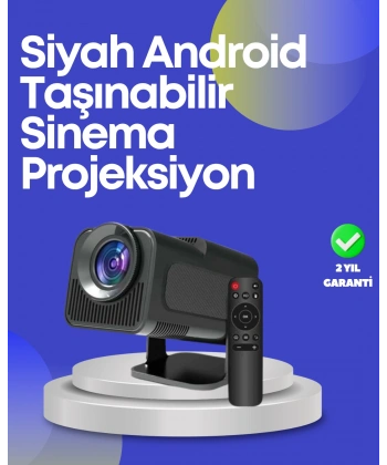 HDMI, USB ve Kulaklık Girişli Çoklu Bağlantı Seçenekli Projektör
