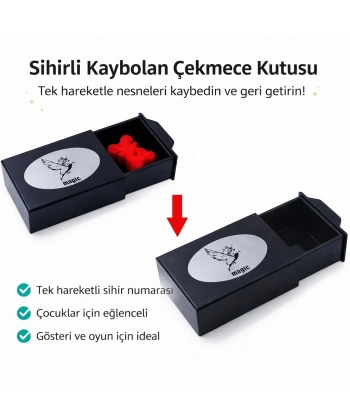 Herşeyi Kaybeden Sihirli Kutu Sihirli Çekmece 3x10x7 cm