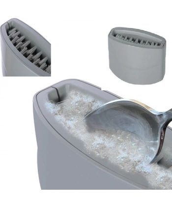 Hijyenik Çatal Kaşık Bıçak Yıkama Fırçası Vantuzlu - Çift Fırçalı