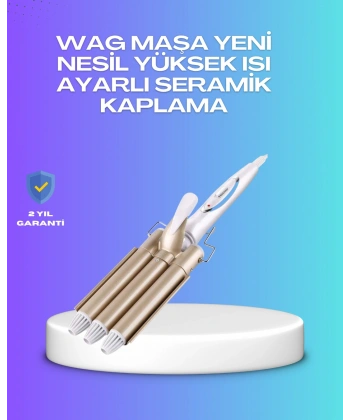 Hızlı Isınan Şarjlı Saç Kıvırıcı Maşa