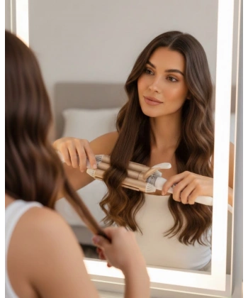 Hızlı Isınan Şarjlı Saç Kıvırıcı Maşa