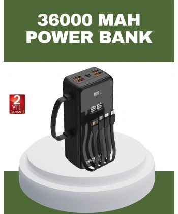 Hızlı Şarj Destekli Powerbank Tüm Cihazlarla Uyumlu