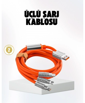 Hızlı Şarj Uyumlu Şarj Kablosu – Esnek Yapı, Güçlü Bağlantı, Yüksek Performans