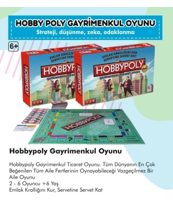 Hobby Poly Gayrimenkul Emlak Ticareti Oyunu