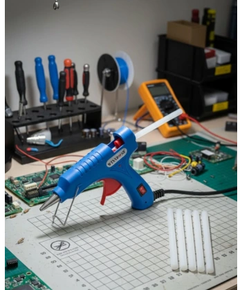 Hobi ve Tamirat İçin 20W Silikon Tabancası 7.5 mm Uyumlu 5 Adet Hediye Silikon