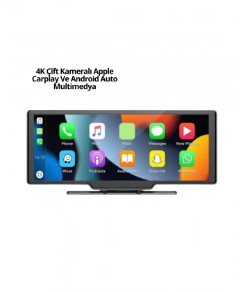 Honda Civic, Jazz, HR-V, CR-V, Nissan Qashqai, Micra, Juke,Uyumlu Kablosuz CarPlay & Android Auto Multimedya – Geri Görüş Kameralı