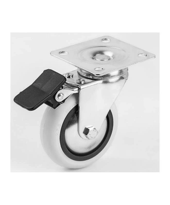 HTS 353 75x25 mm Frenli Tablalı Teker