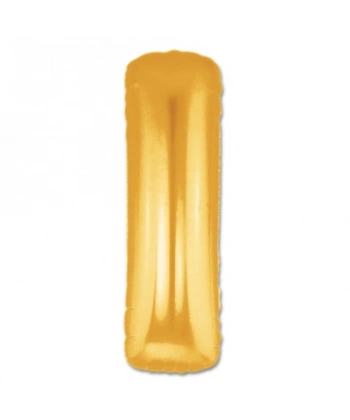 I Harf Folyo Balon Altın Renk  40 inç