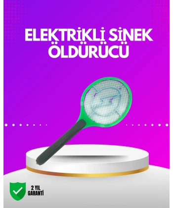 İç ve Dış Mekan Elektrikli Sinek Öldürücü | Hafif ve Ergonomik Tasarım