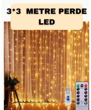 İç ve Dış Mekan Perde LED – Bahçe, Balkon ve Veranda İçin