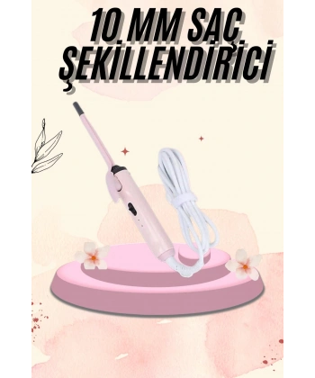 İnce Bukle 10MM Kıvırcık Saç Maşası Profesyonel Saç Şekillendirici
