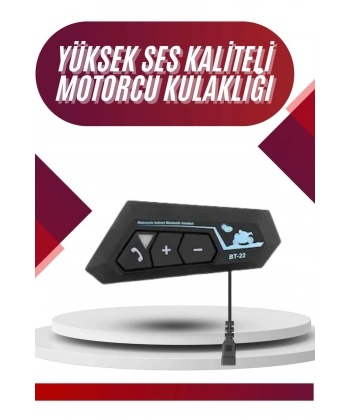 Intercom Bluetooth Kask Kulaklık Motosiklet Kulaklık 5.0 Bluetooth