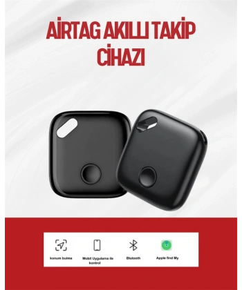 iOS Uyumlu Smart Tag | Uzun Pil Ömrü | Bul Uygulaması ile Entegre Akıllı Takip Cihazı
