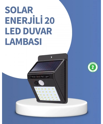IP65 Dayanıklı Solar Enerjili Dış Cephe Aydınlatma